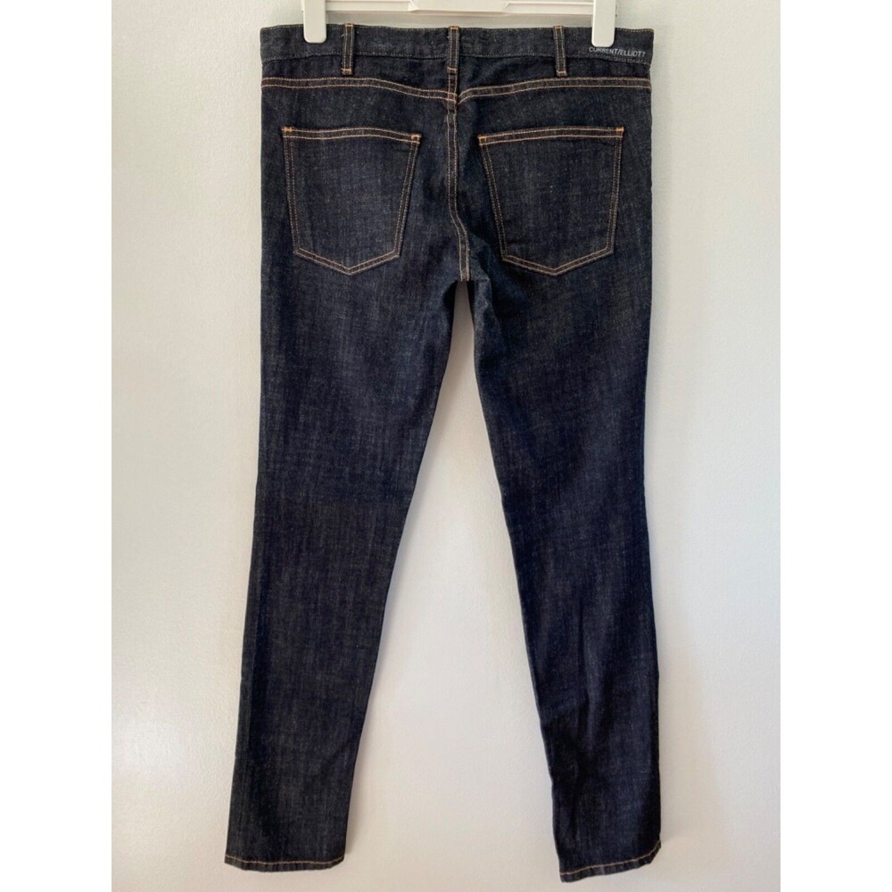 Current Elliot Women's Blue Skinny Cotton Blend Jeans Size 31